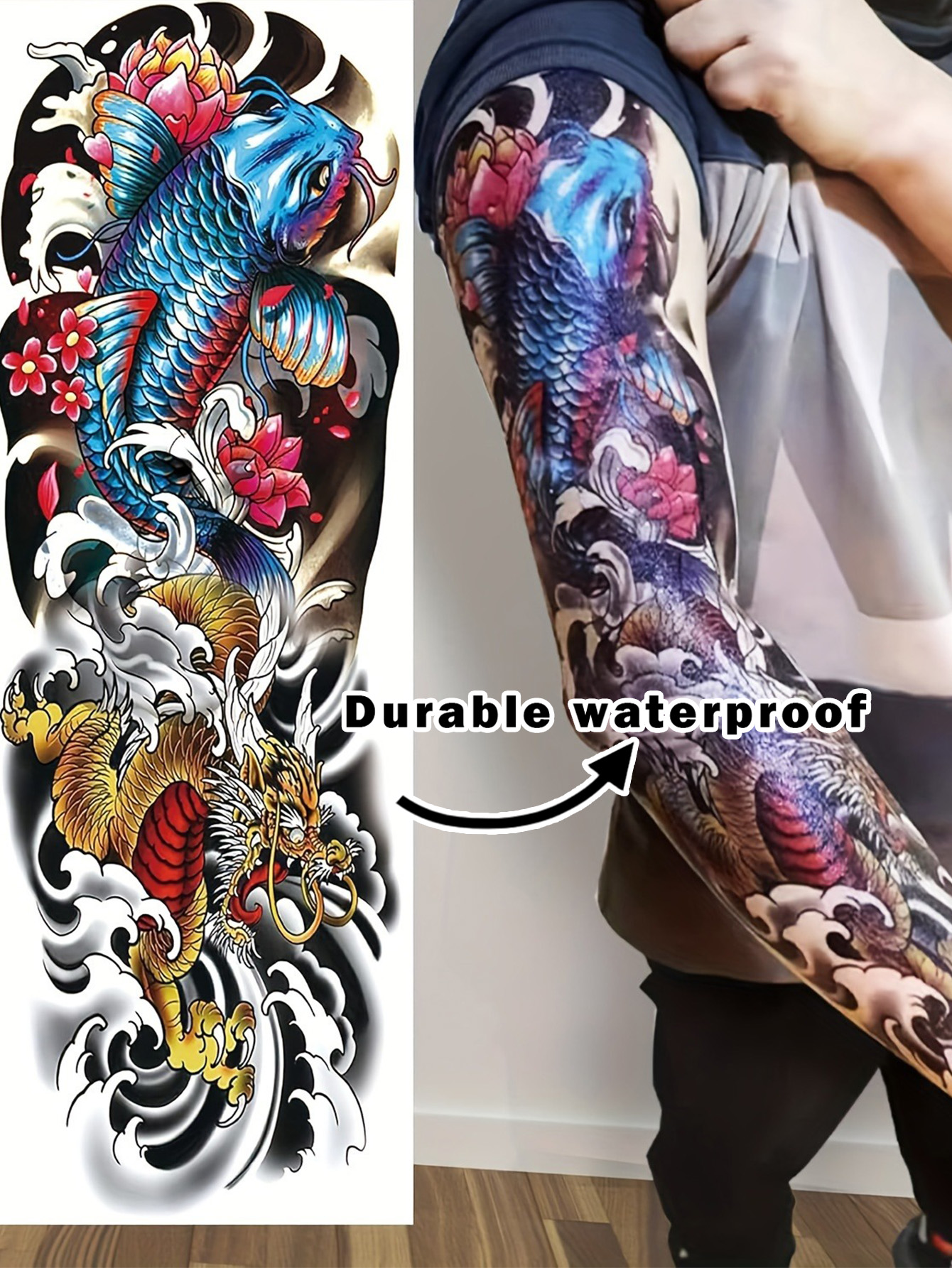 Durable Waterproof Realistic Temporary Tattoo Stickers